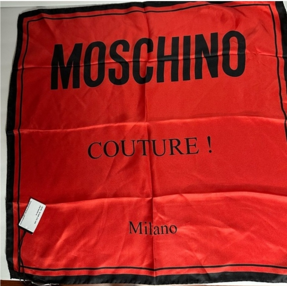 Moschino Vibrant Red Fabric